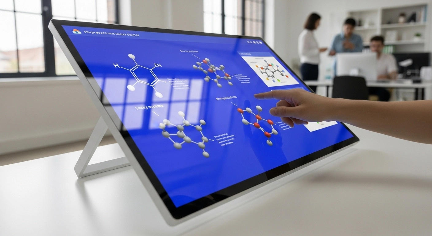 interactive touch screen monitor