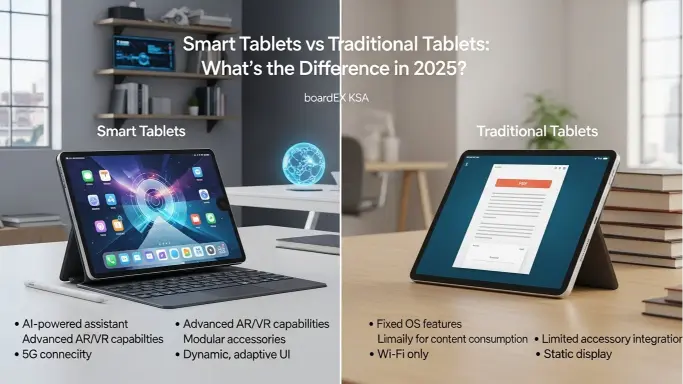 smart tablets vs traditional tablets in riyadh ksa
