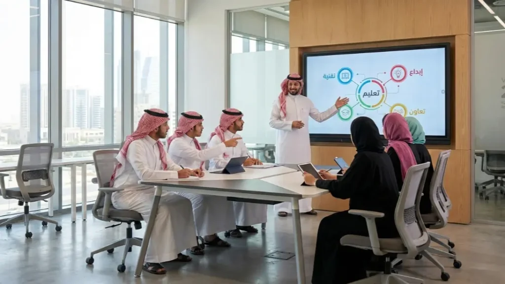 الشاشات التفاعلية التعليمية: كيف تعيد تشكيل بيئة التعلم الحديثة في المدارس السعودية؟ 1 الشاشات التفاعلية التعليمية