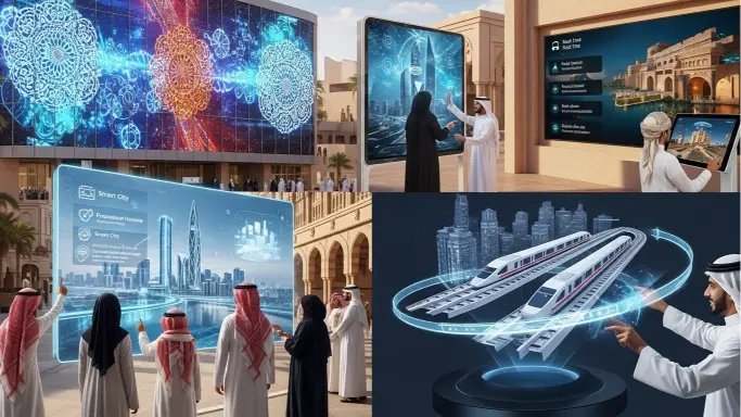 شاشات العرض التفاعلية