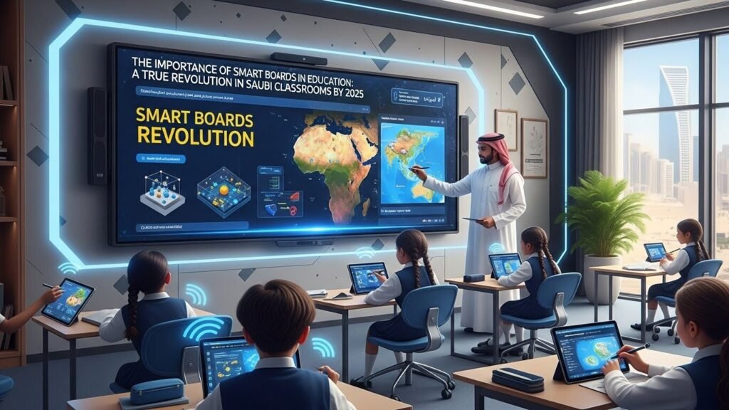 أهمية السبورة الذكية في التعليم: ثورة حقيقية في الفصول الدراسية السعودية 1 image