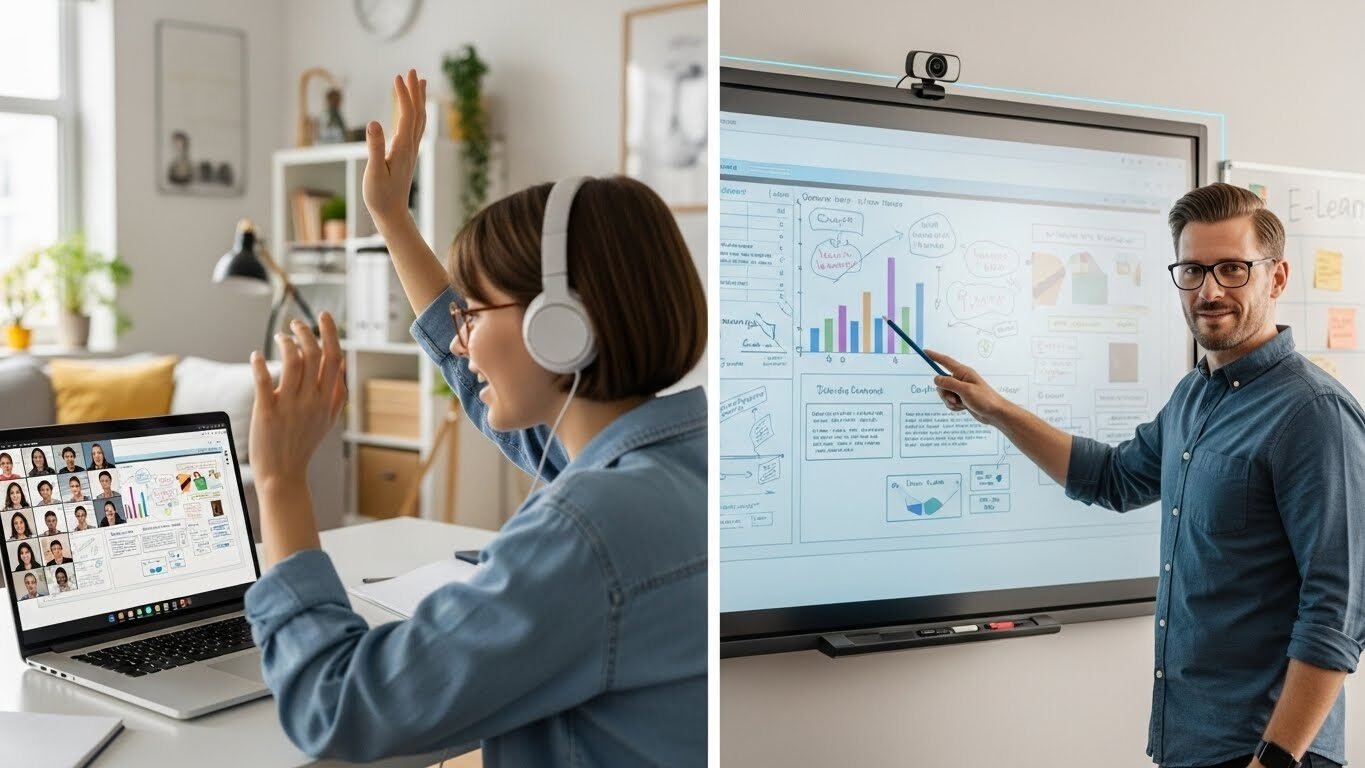 السبورة الذكية في التعليم عن بعد