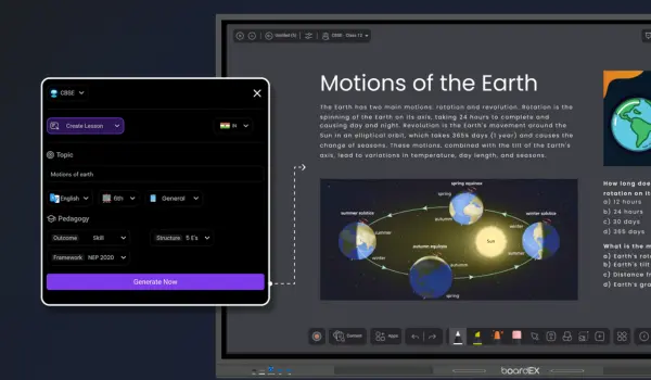 شاشة تفاعلية ذكية مزوّدة بميزات ذكاء اصطناعي