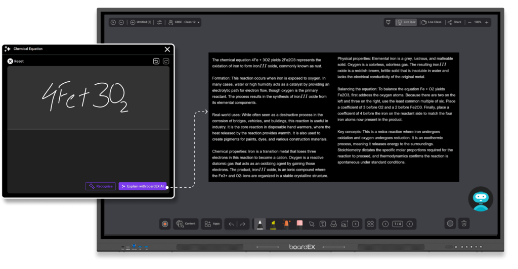 لوحة تفاعلية للمدارس في السعودية