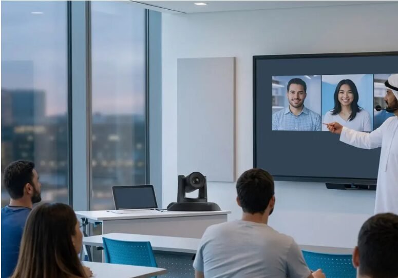 PTZ camera setup lecture hall