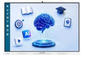 AI Lesson planning using interactive flat planels in saudi arabia