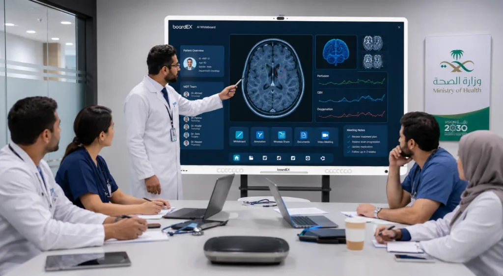 How Interactive Displays Improve Multidisciplinary Team (MDT) Meetings in KSA Hospitals