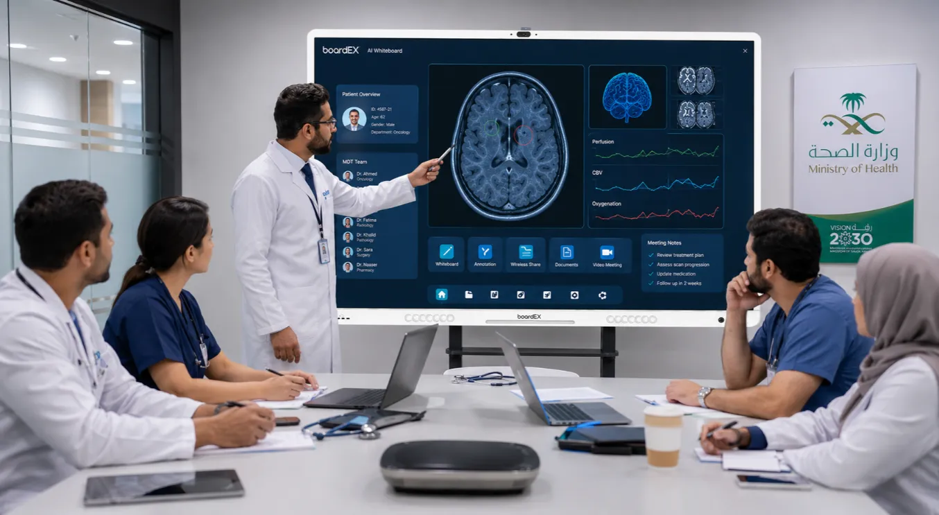How Interactive Displays Improve Multidisciplinary Team (MDT) Meetings in KSA Hospitals