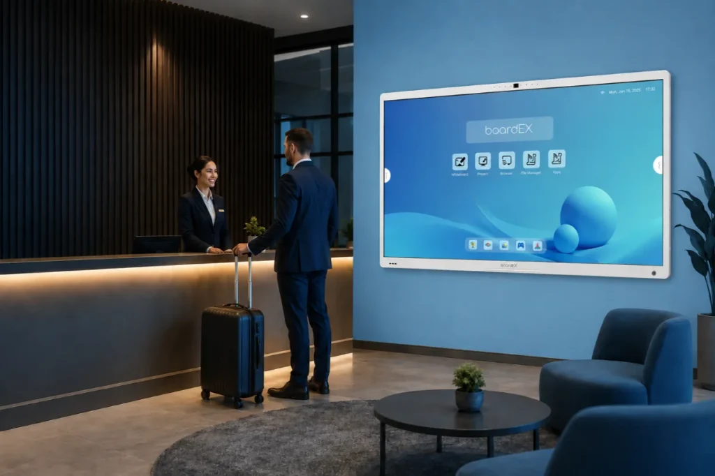 Interactive Flat Panel for Hotels in Saudi Arabia