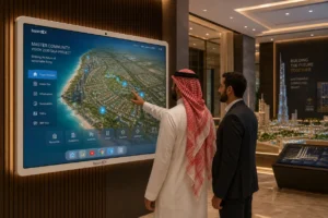 Touch-Screen Master Plan: Presenting Giga-Projects and Master Communities on Interactive Displays