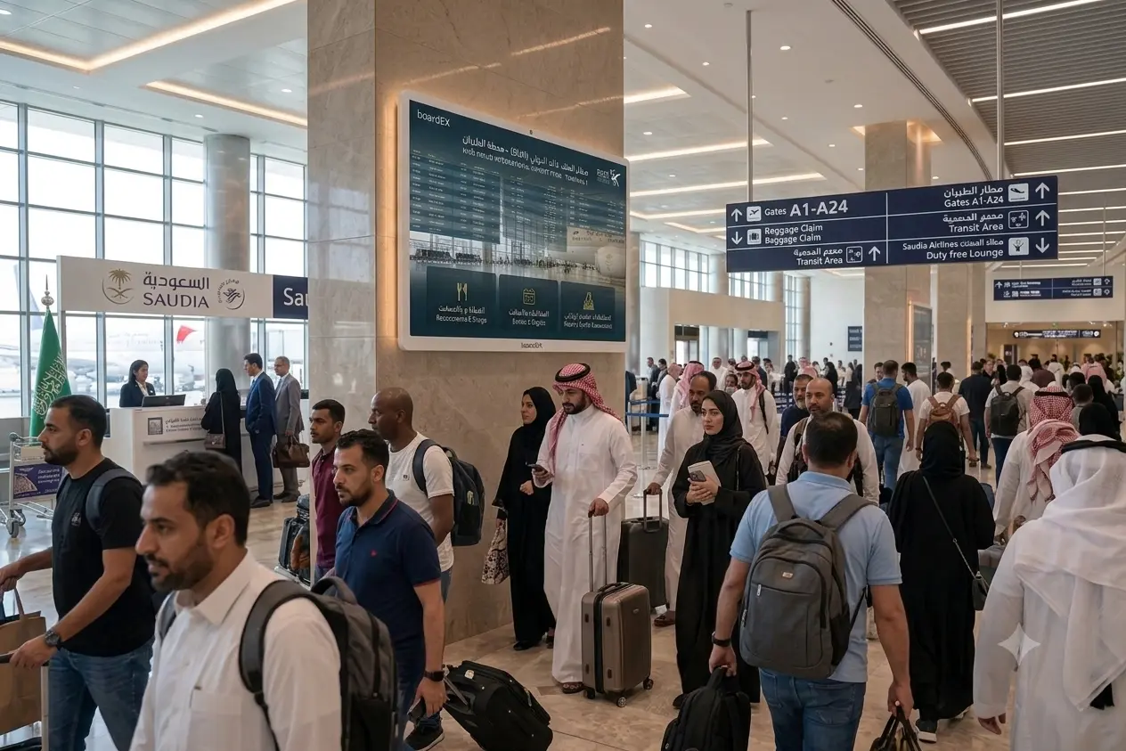 Interactive Displays for Airports and Transport Hubs in Saudi Arabia
