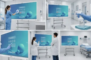 Interactive Flat Panel Infection Control for Hospitals