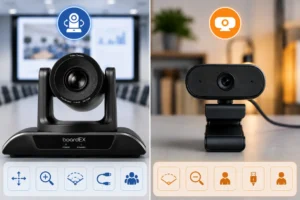 PTZ Camera vs Webcam: Which Is Better for Meetings in KSA