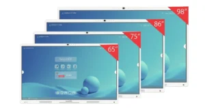 interactive flat panel size guide