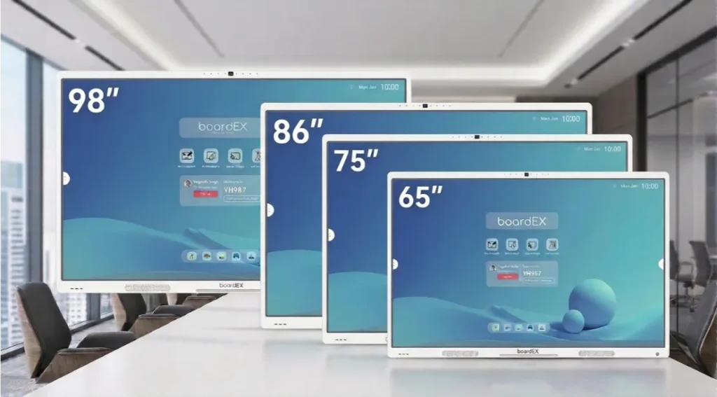 Interactive Flat Panel Size Guide: How to Choose the Right Size for Your Space 1 interactive-flat-panel-size-guide-classroom-ksa